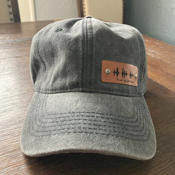 Live Well...Laugh Often...Love Much Soundwave Vintage Washed Black Hat - Picture 1 of 4